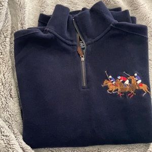 Mens polo sweater